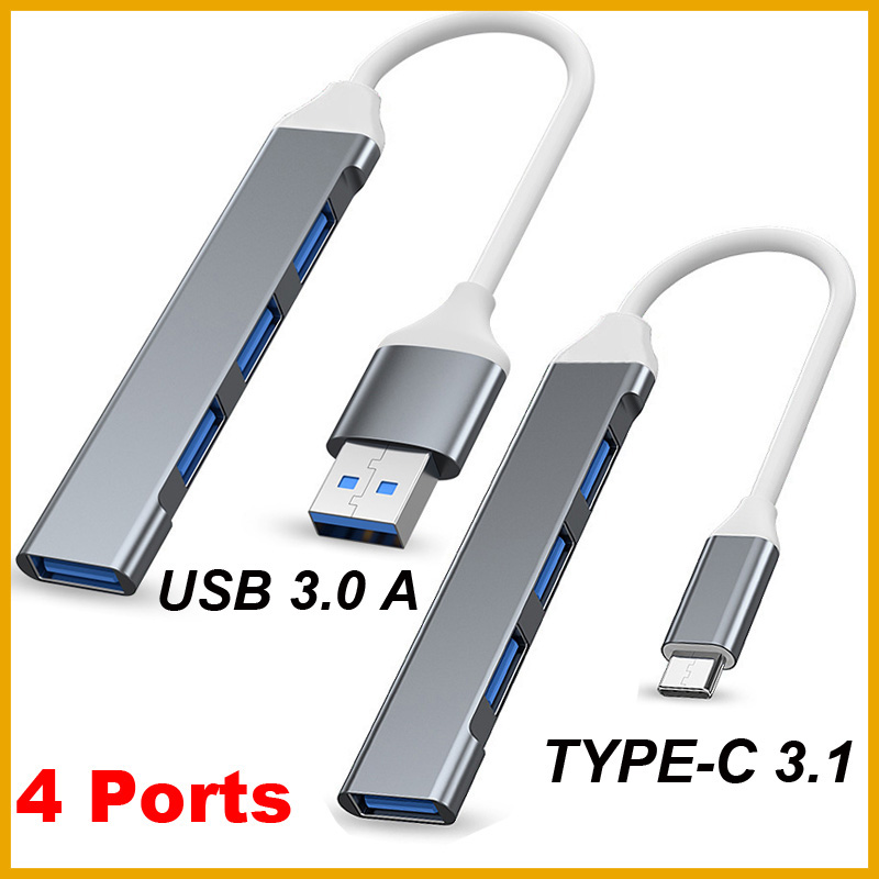 USB 3.0 타입-C 3.1 4포트 USB 허브 OT - Usb Hub Type C 리뷰 및 가격